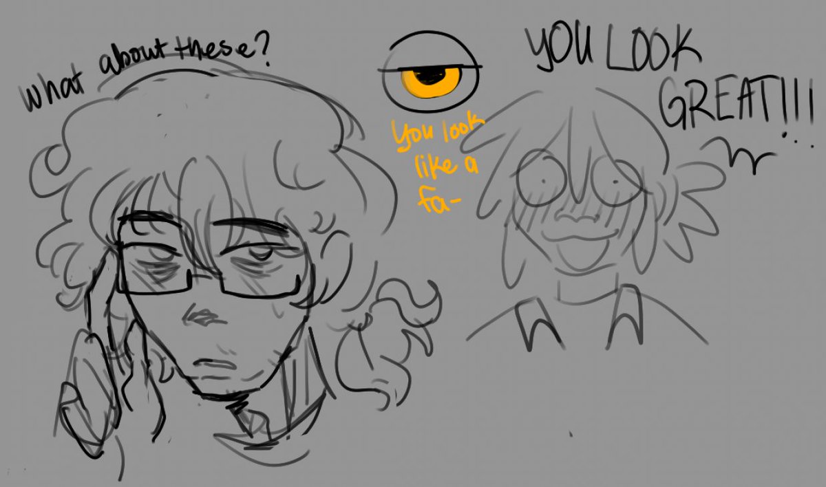 gReyabbab's tweet image. giving my derek glasses bc ik that computer screen fucked up his vision big time #sfawtde #dawtde #slimeknight #d3rlord3 #averythemayo