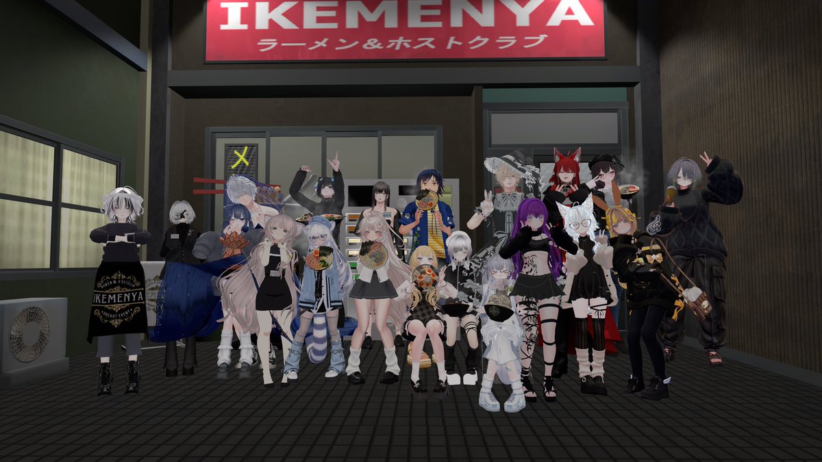 IKEMENYA次回4/11　VRCHAT店 tweet media