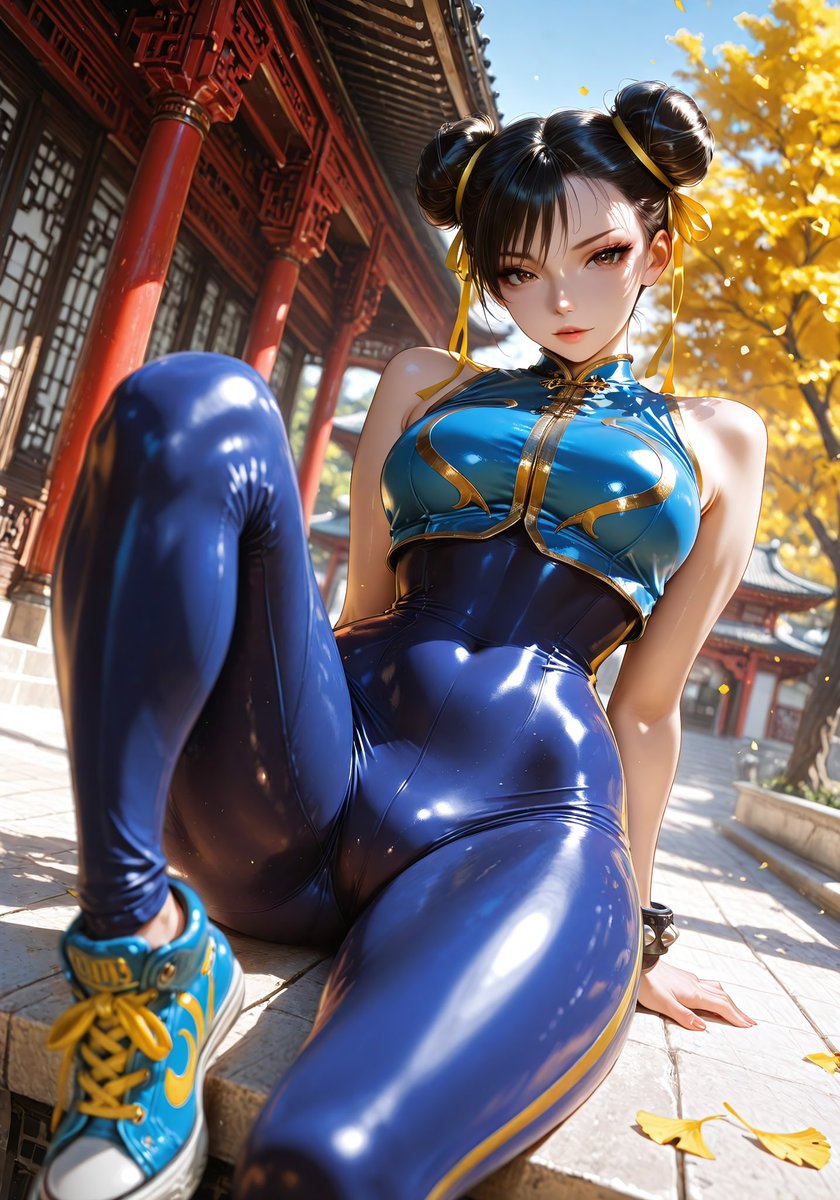 OverfiendAI's tweet image. “I'm the strongest woman in the world!” #ChunLi #StreetFighter