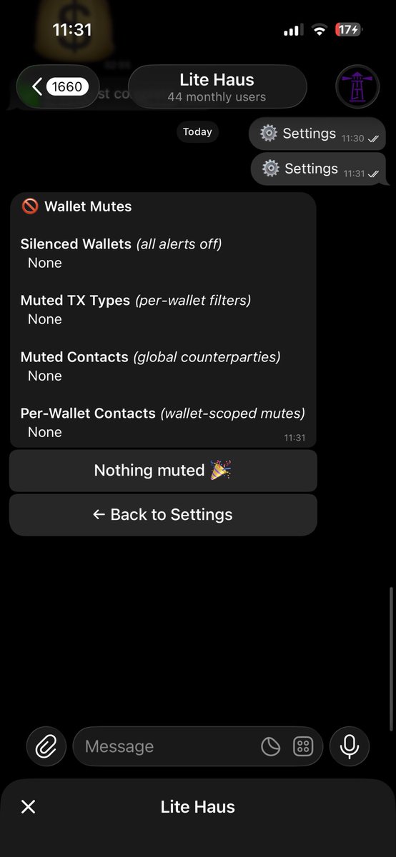 sent_HQ's tweet photo. Lite Haus 2.0 is live

It is now officially most advanced alerts bot on the XRPL

Clutter on the old system was becoming noisy. We split the alerts for better organization. 

Also added more notification screening options per user

Check it out here -> https://t.co/t6UqWjIkve