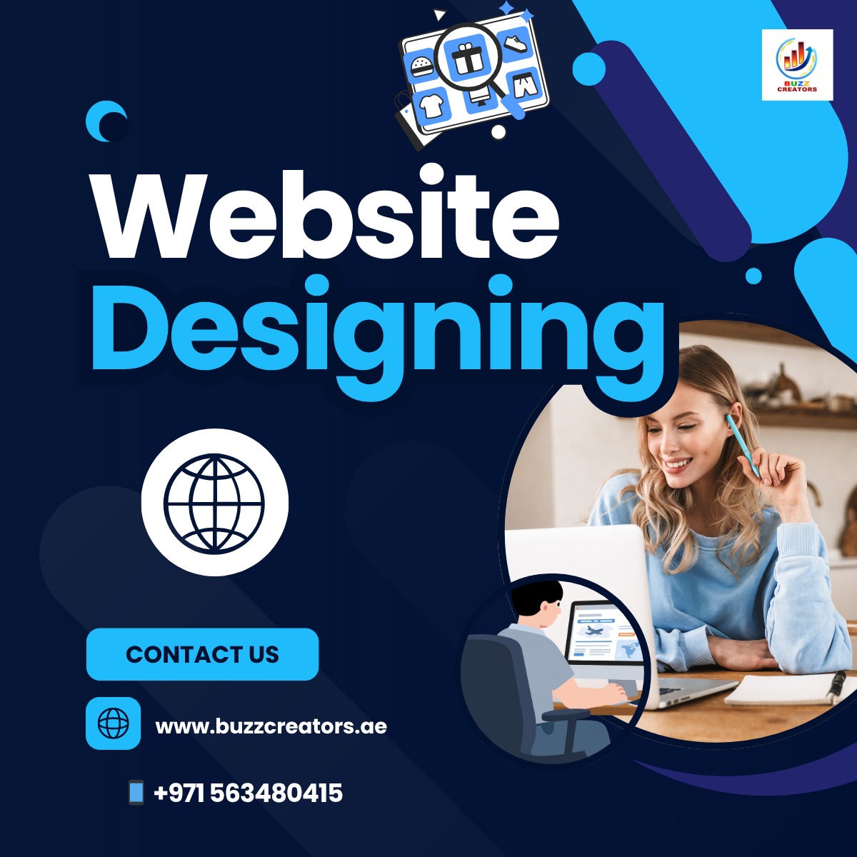 _BuzzCreators's tweet image. Buzz Creators Digital Media offers professional website designing services tailored to help businesses build a strong online presence.

Contact Us:

📱 +971 563480415
📩 info@buzzcrreators.ae
🌐 buzzcreators.ae

#BUZZCREATORSDIGITALMEDIA
#WEBSITEDESIGNING
#WEBDEVELOPMENT