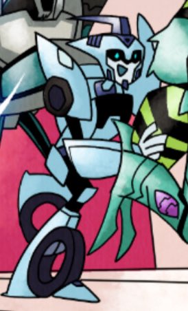 blurrshrine's tweet photo. 🩵 Blurr of the day from the Transformers Animated The Toymaker and the bots comic https://t.co/9RM8GYCHeY