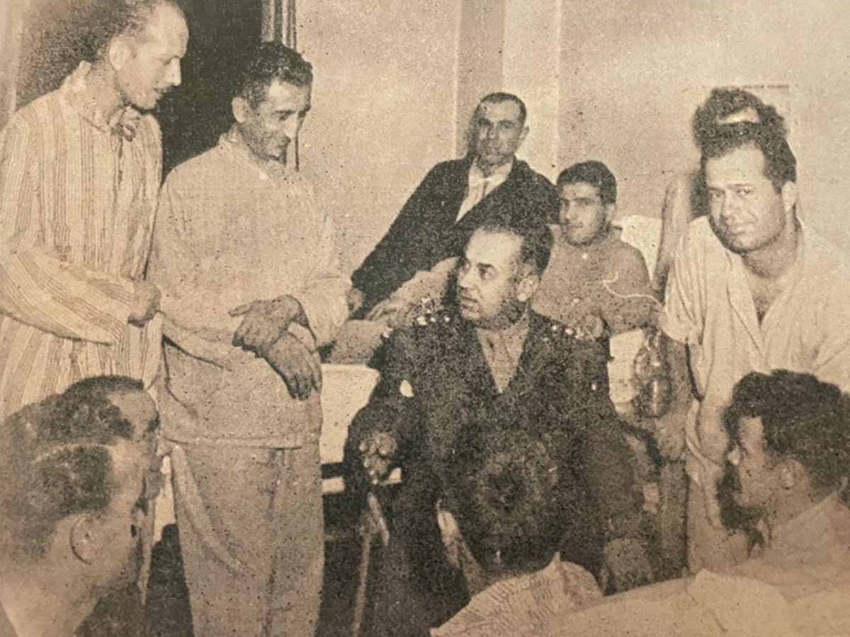 tugrulnecmettin's tweet photo. Şehit Yzb. Cevat Olhon 11 Nisan 1951
75 yıl önce bugün 1. Türk Tugayında şehit oldu.
Sinnimni Muharebelerinde yaralandıktan sonra Tokyo Birleşmiş Milletler hastanesinde.
Silah arkadaşları ile beraber cephede.
Hakkında yazılanlar.
Mekanı cennet olsun. https://t.co/PqtclYTQ8Z
