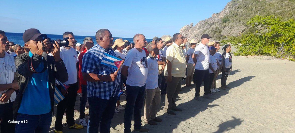 Un digno homenaje de las nuevas generaciones de cubanos al Apóstol de la independencia cubana, al Generalísimo y el resto de los patriotas que les acompañaron aquel #11abril de 1895 #tenemosmemoria #CubaViveEnSuHistoria #MartiVive #Guantánamo #Cuba #DichaGrande
