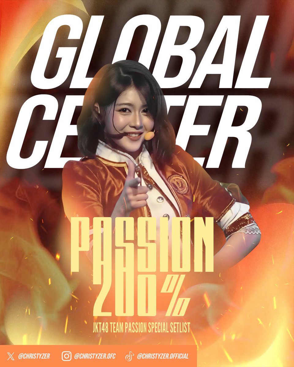 Christyzer's tweet image. CONGRATULATIONS @A_ChristyJKT48 

For becoming the Global Center of Setlist "𝗣𝗮𝘀𝘀𝗶𝗼𝗻 𝟮𝟬𝟬% &amp;amp; Single Center of "[𝗠𝗩] 𝗗𝗲𝗸𝗮𝘁 𝗡𝗮𝗺𝘂𝗻 𝗝𝗮𝘂𝗵"

We're so proud of you!!🥺❤️‍🔥

#Passion200PercentJKT48 #JKT48Passion
#PassionFirstFlame #PassiOnFire #GuePassion