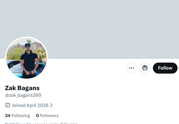 the Zak bagans anti scam page tweet media