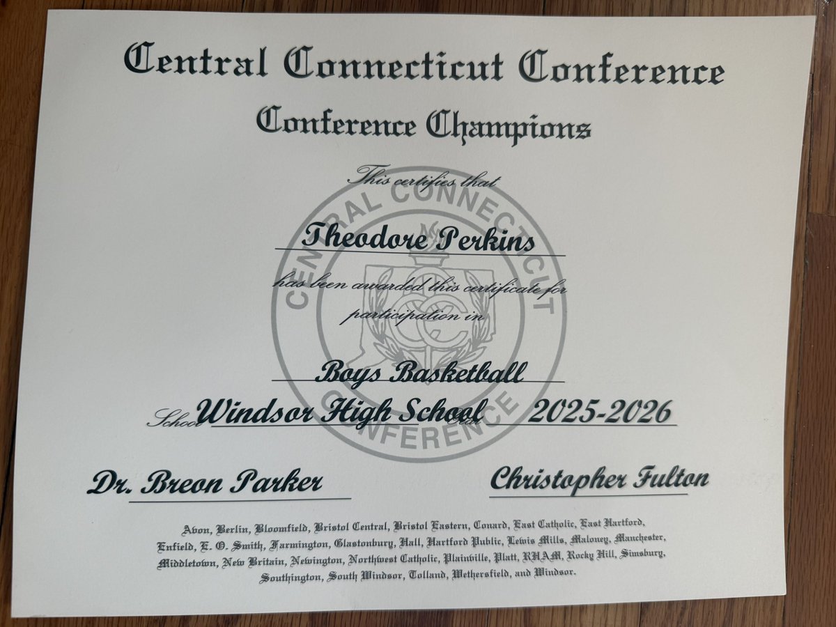 theoperkins509's tweet photo. -2026 CIAC State Champion 🏀
-  All academic team 
- Confernce Champions
@CoachDunbar_ @SuffieldFB 
@ScoutingNE @PRZNewEngland @NextLevel_CT @CoachWNickCC @topctathletes @FocusMilledge @7Twice @jake_conran @BigManAcademy1 https://t.co/3NTSDGz1xQ