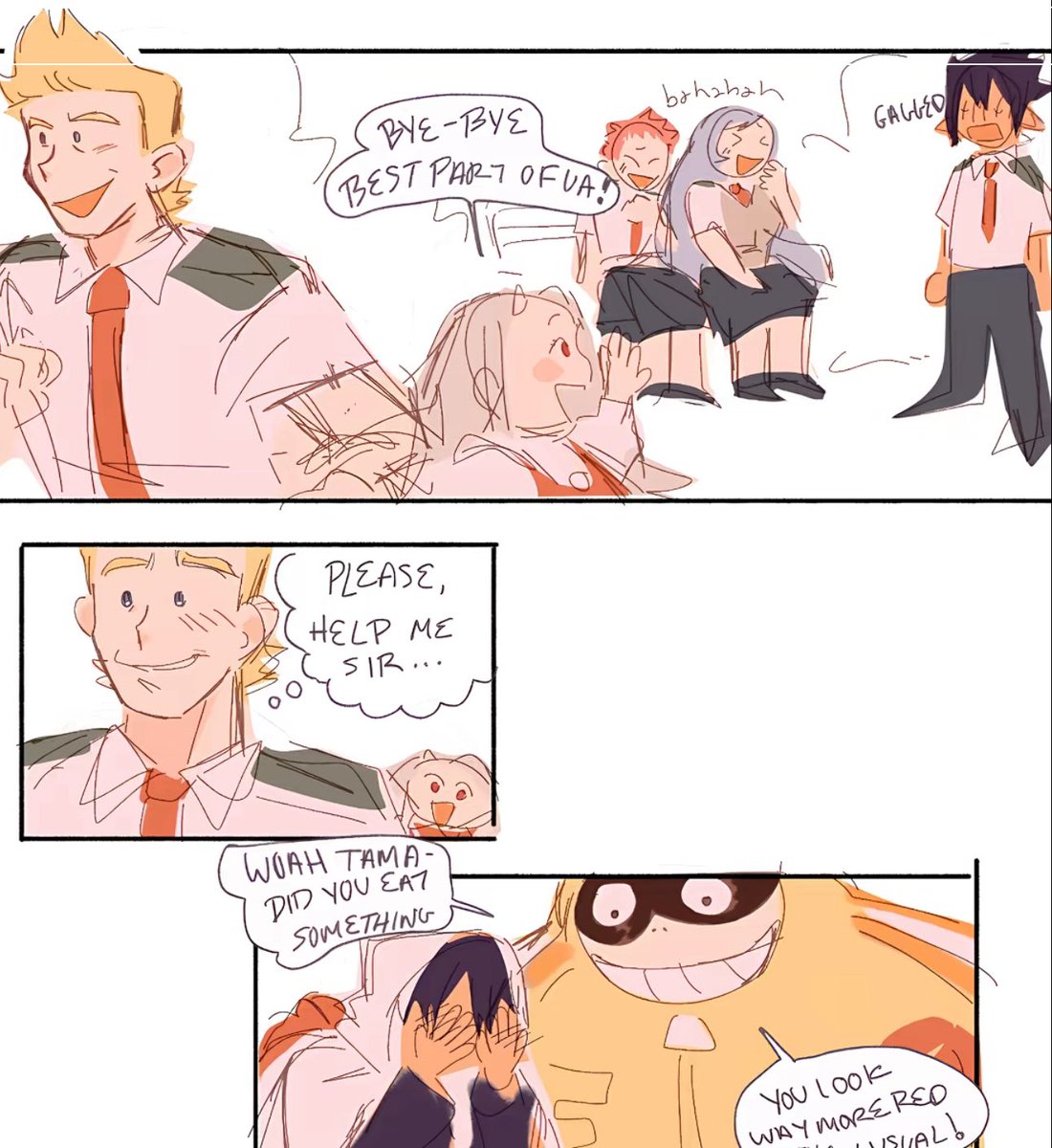 mailbox1s's tweet image. Oh btw this was something I made like 6 months ago 😭 for context.
(ya know how Mirio said monoma was a bad part of UA// well I'm sure he mentioned the best part of ua x)