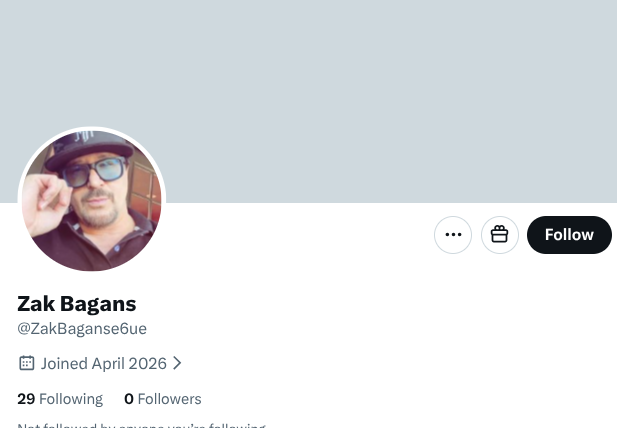 the Zak bagans anti scam page tweet media