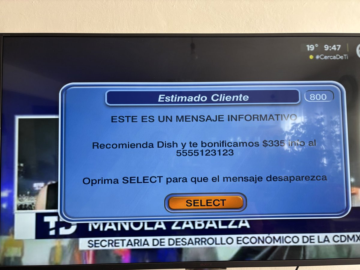 Cada 15 minutos pasan ese anuncio <a href="/DishMx/">Dish México</a> y sus llamadas cada hora para contratar, no dejan ver los programas <a href="/Profeco/">Profeco</a>