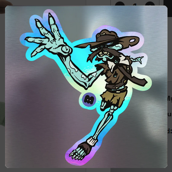 Cubeydoom's tweet image. I NEED THAT STICKER CAN WE MAKE IT TO 1000?? #PEAK #PEAKgame #ScoutmasterMyres makeship.com/products/scout…