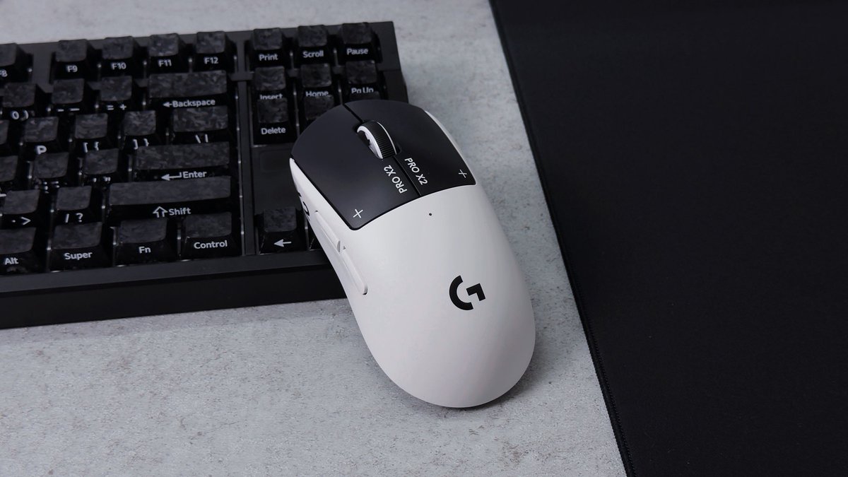 jaxontechhh's tweet image. Logitech PRO X2 SUPERSTRIKE — new era of Rapid Trigger mice ⚡️ #logitech