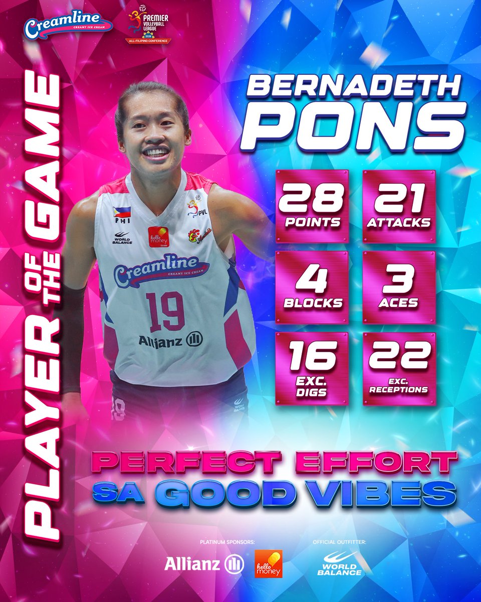 Creamline Cool Smashers tweet media