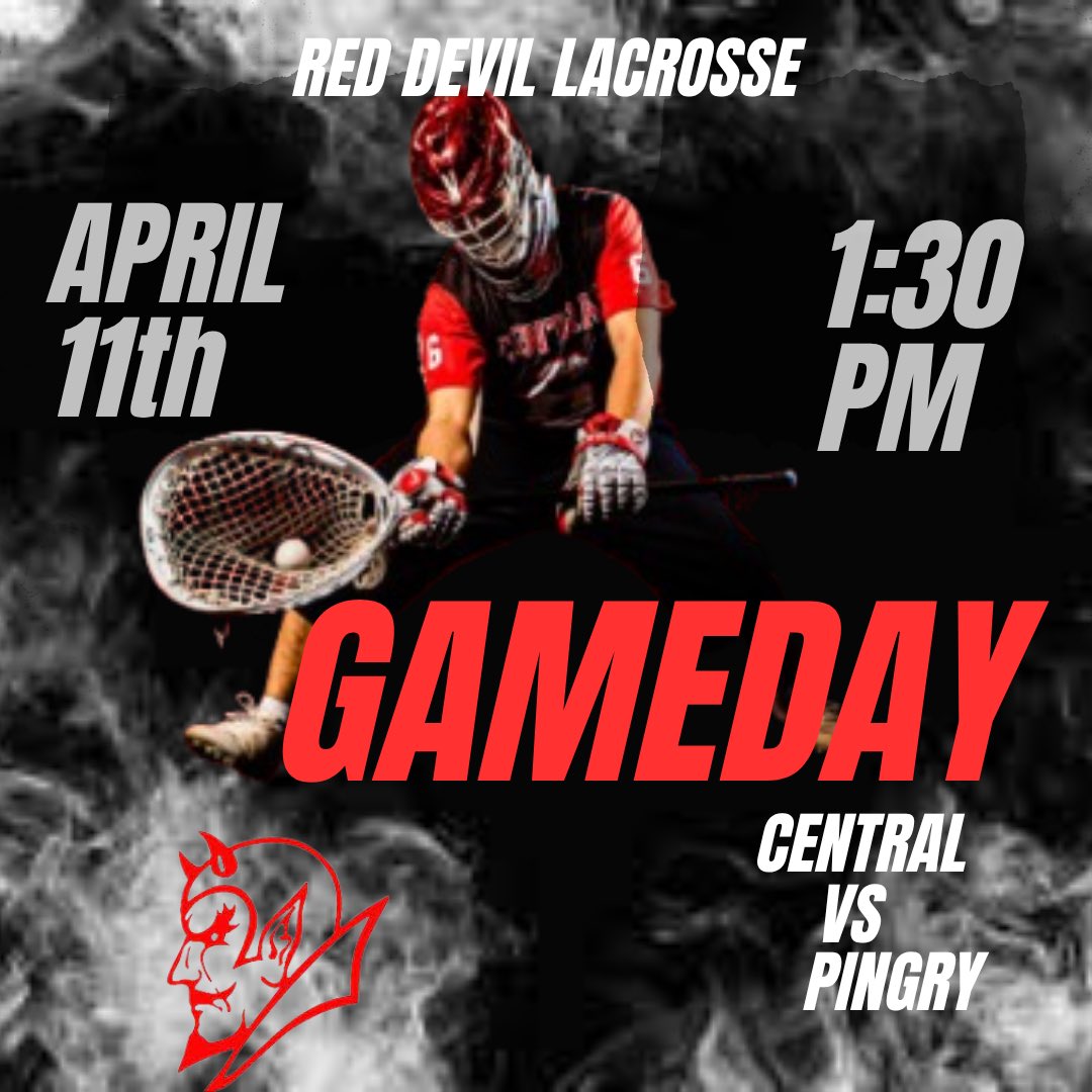 HC_Lax's tweet photo. 🔴⚫️ GAMEDAY 🔴⚫️
It’s time to defend home turf. HC Lax takes on Pingry today at Stewart Field!
🗓 April 11 📍 Home – Stewart Field ⏰ 1:30 PM
Bring the energy. Bring the noise. Let’s go to work.
#DMGB 🔴⚫️
@MikeKinneyHS @HCRHSAthletics https://t.co/e3Yac8drAH