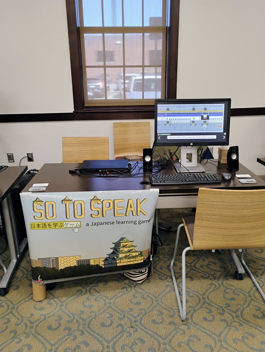 elander99's tweet photo. Excited to be at the @ROCGameFest Mini Show today! Thanks @IronLibrary for hosting this event. Come see cool games! @rocgamedev https://t.co/lLZJ2OdIhd
