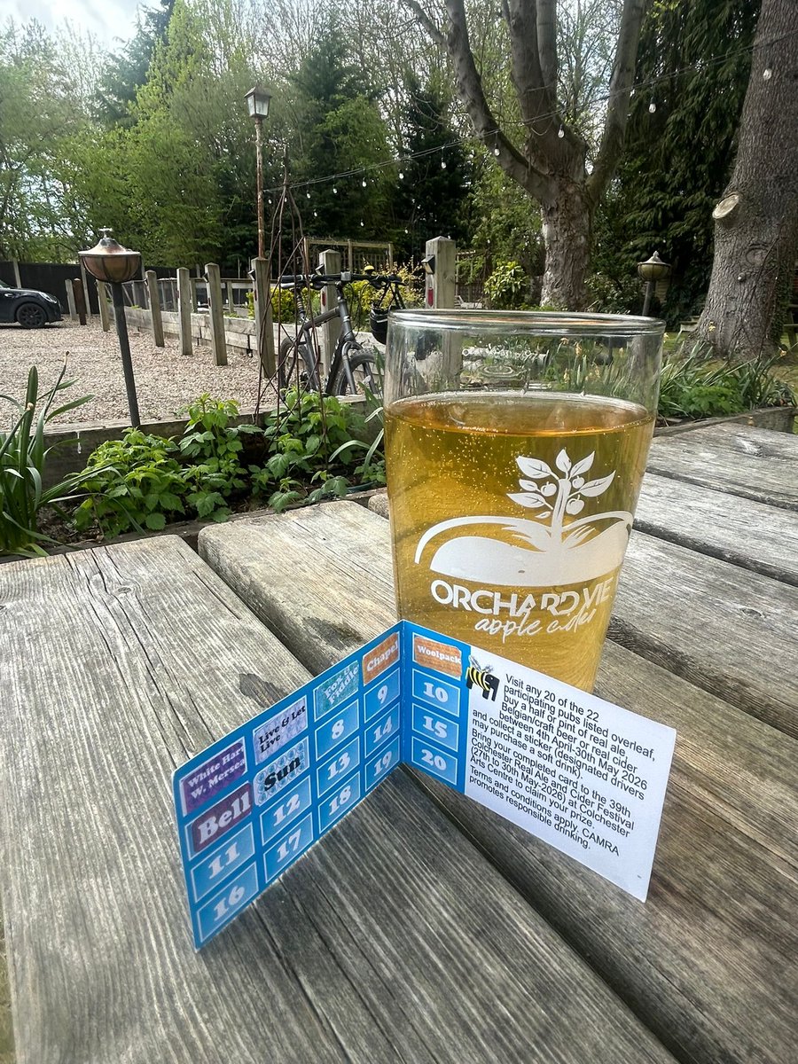 DickLythgo's tweet photo. 46KM cycle ride🚴‍♂️and another two destinations crossed off the Ale Trail.   @ColchesterArts @colCAMRA
#OperationAleTrail2026 https://t.co/SRIaife9al