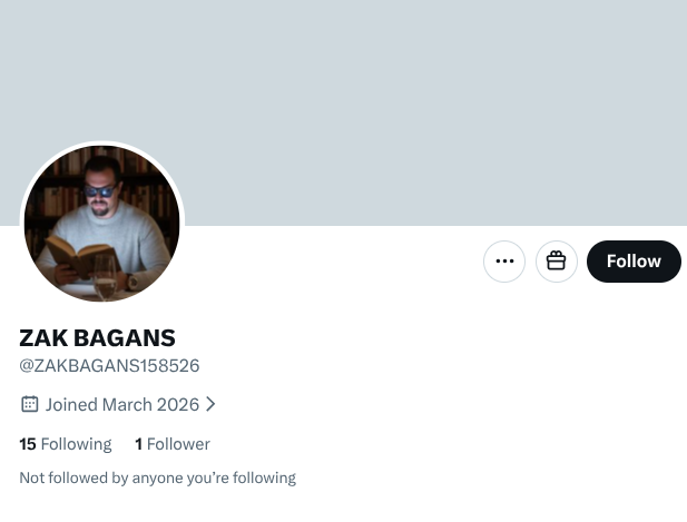 the Zak bagans anti scam page tweet media