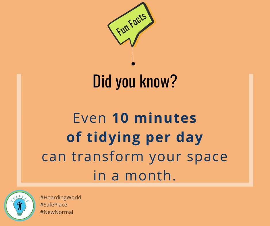 HoardingWorld's tweet image. 💡 Fun Fact: Even just 10 minutes of tidying a day can completely transform your space in a month.
That’s it; just 10 minutes. No overwhelm, no all-day cleaning sessions.
Small, consistent steps really do add up.
#OrganizeYourLife #HoardingWorld #AskAngelaBrown