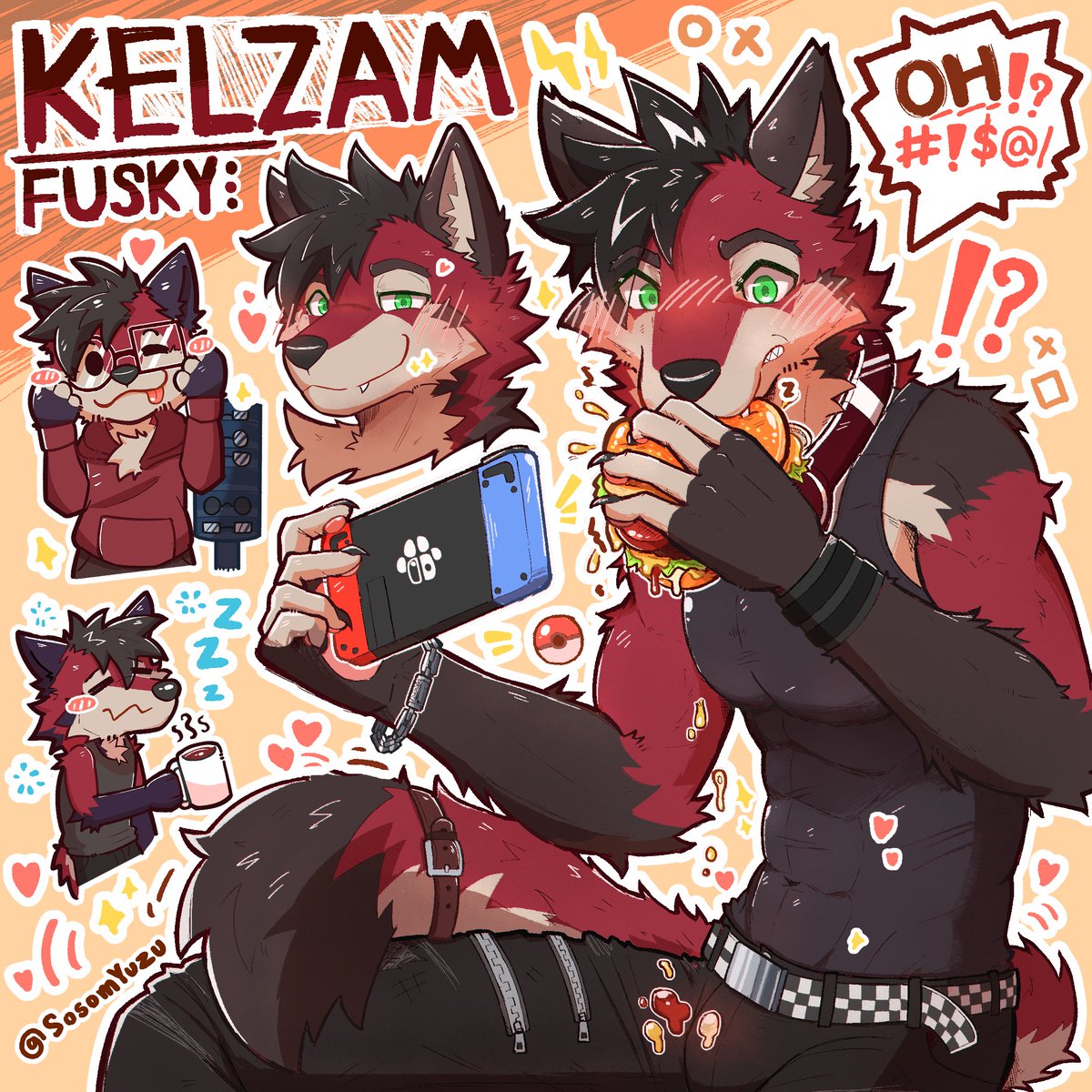 SosomYuzu's tweet image. CM for @KelzamFusky  🦊🍔💦