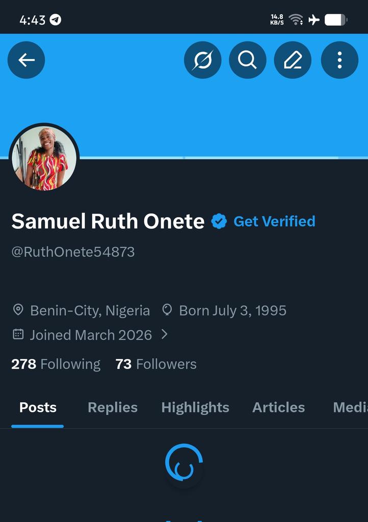Samuel Ruth Onete tweet media