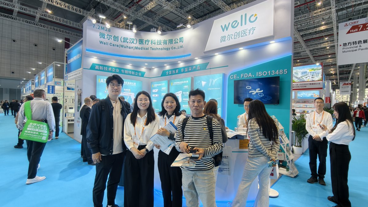 WellCareMedTech's tweet photo. [CMEF Live Updates]
The exhibition is in full swing and the energy is incredible! 🚀

📍 Visit us at: Booth 7.2M28, Hall 7.2
📅 Location: National Exhibition and Convention Center (Shanghai)

#CMEF2026 #Vieruanch #MedicalInnovation #SurgicalSolutions #Urology #Proctology https://t.co/orkPBZ8aTH