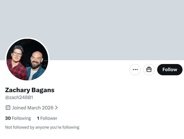 the Zak bagans anti scam page tweet media