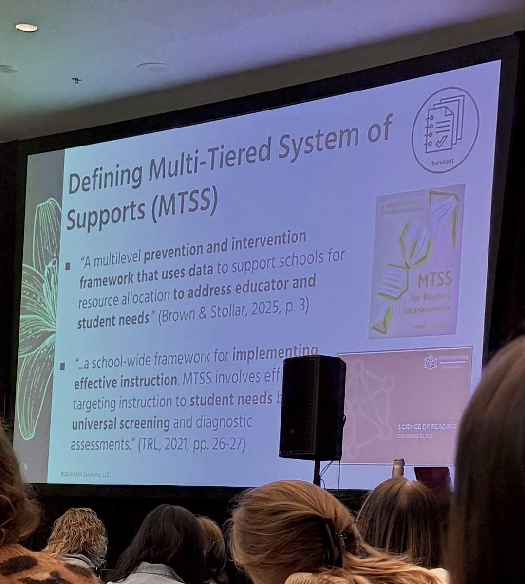 TeacherMomOfTwo's tweet photo. Exploring screener data, instructional hierarchy and MTSS with @RALiteracy.

#LitLearn2026 https://t.co/HgsRPvgEie