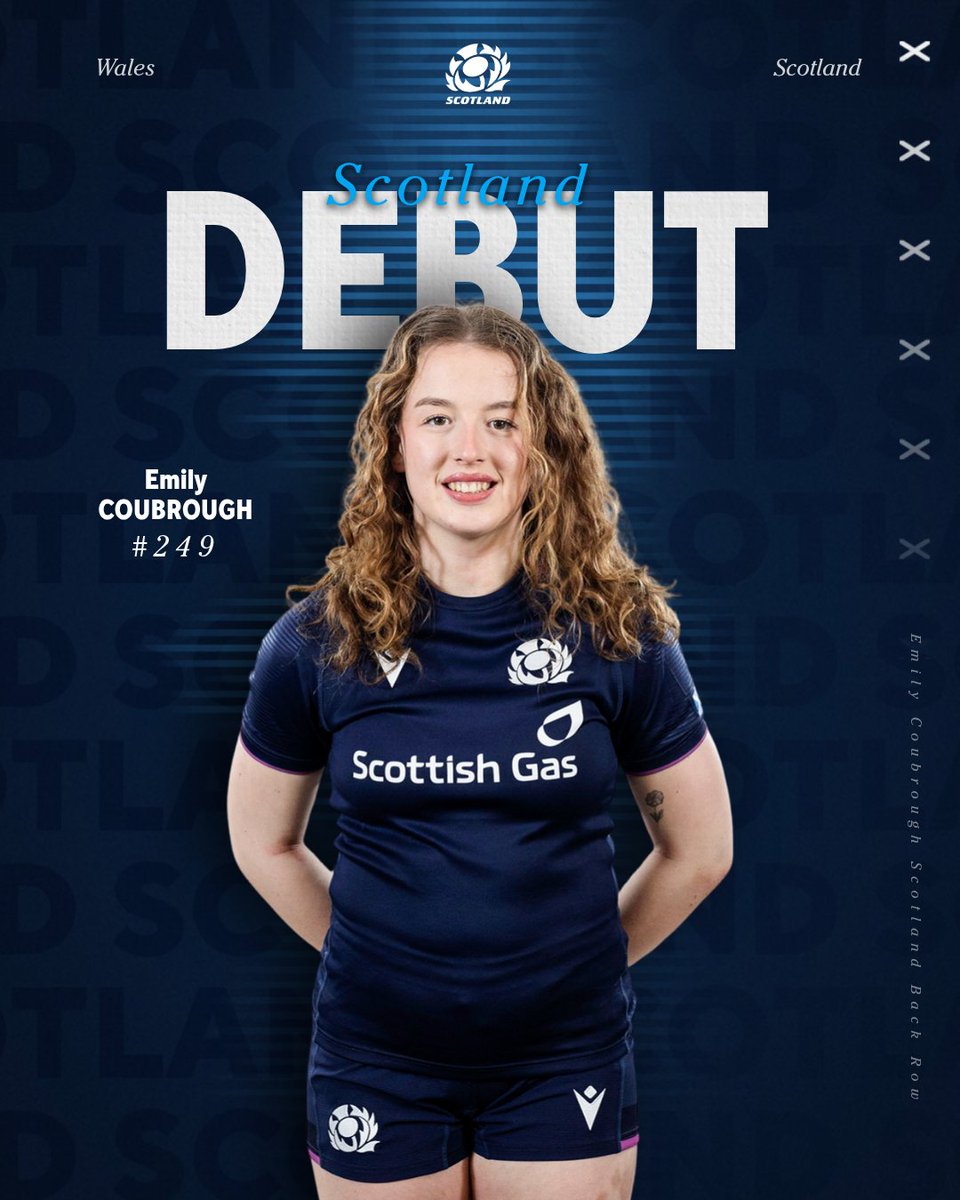 Scotland Cap #249 🧢

Emily Coubrough debuts for the Scotland National Women's squad 🙌

#AsOne | #GuinnessW6N