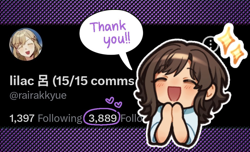 lilac 呂 (15/15 comms CLOSED) tweet media