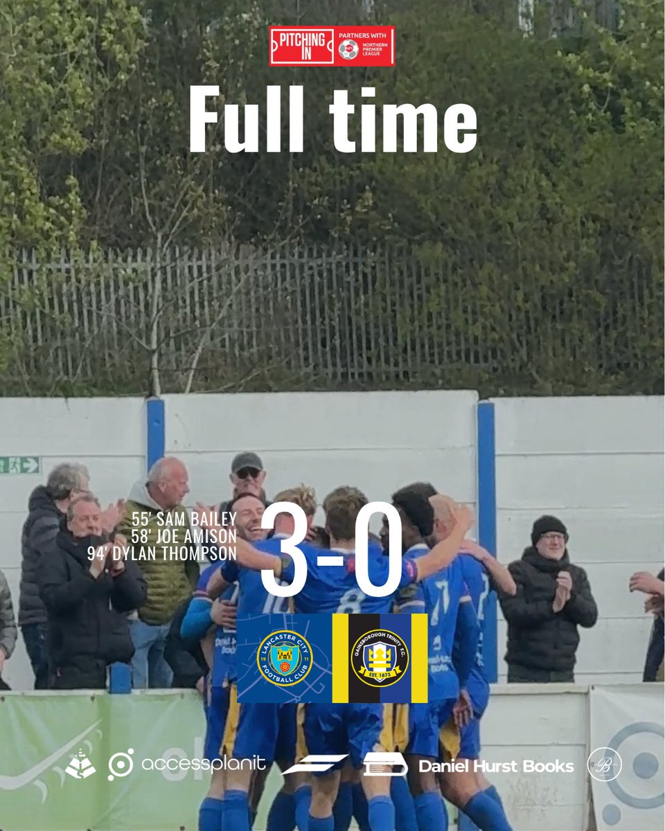 LancasterCityFC's tweet photo. 𝐅𝐮𝐥𝐥 𝐓𝐢𝐦𝐞

GET IN

💙3-0😇 https://t.co/ZTwuIaMTmm