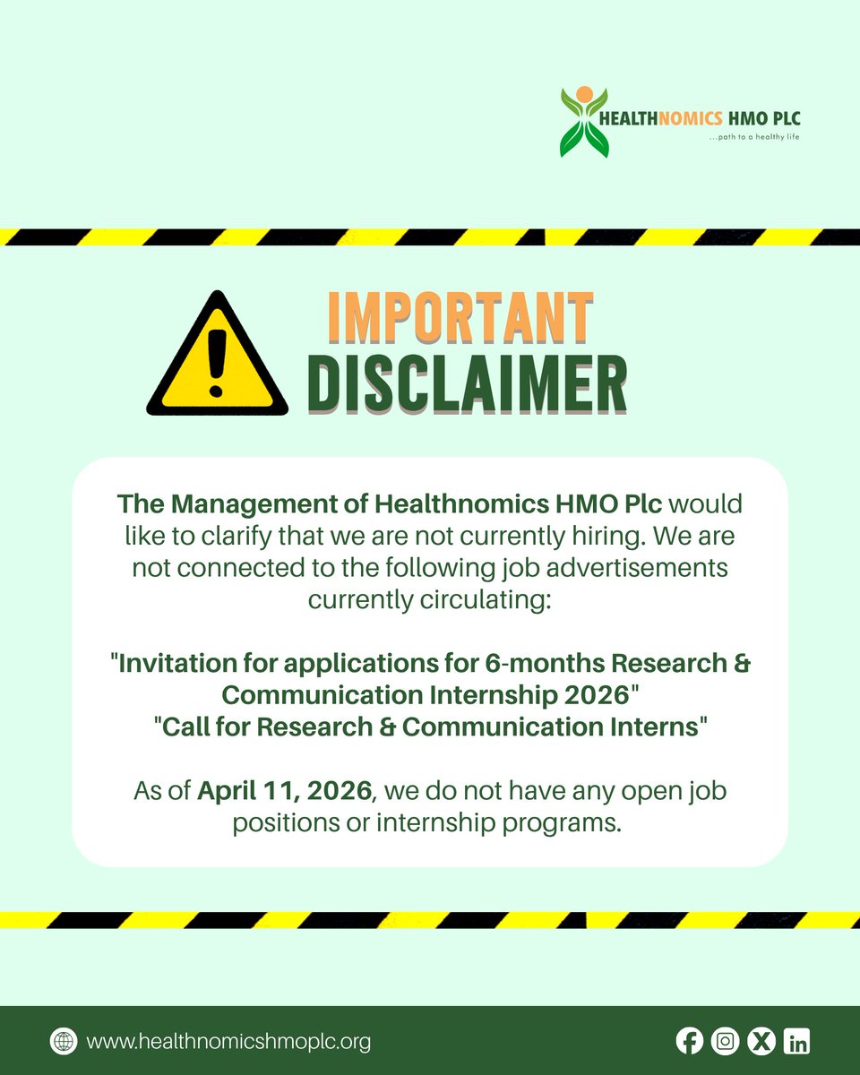 Healthnomics HMO tweet media