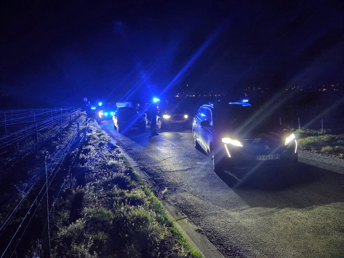 Gendarmerie's tweet image. #BellesAffaires 🍇 Ils finissent dans les vignes après un vol d'outillage.
Les #gendarmes de la #Marne sont parvenus à interpeller 3 individus qui avaient pris la fuite en voiture après un vol d'outillage dans un camion de chantier. Leur véhicule a fini sa course dans les vignes