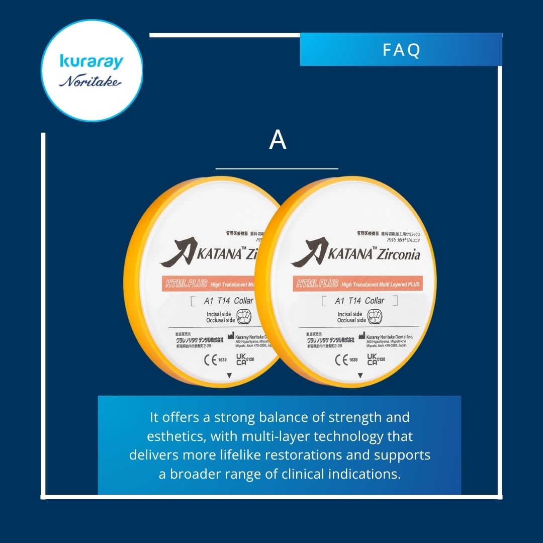 kuraraydentalus's tweet image. How is KATANA HTML PLUS different from traditional zirconia?

#dental #dentistry #dentaltechnology #dentalinnovation #KATANA