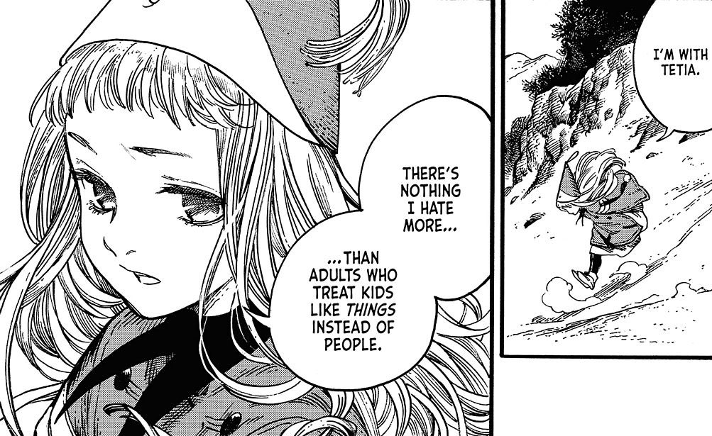 It’s so beautiful that a story aiming to reach a young audience has passages like this.