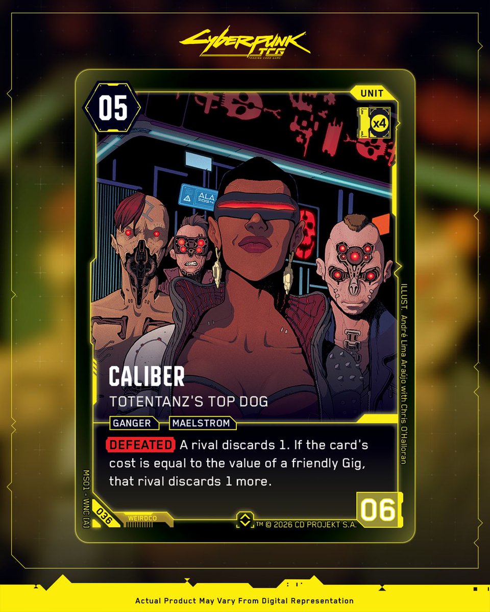 Cyberpunk Trading Card Game tweet media