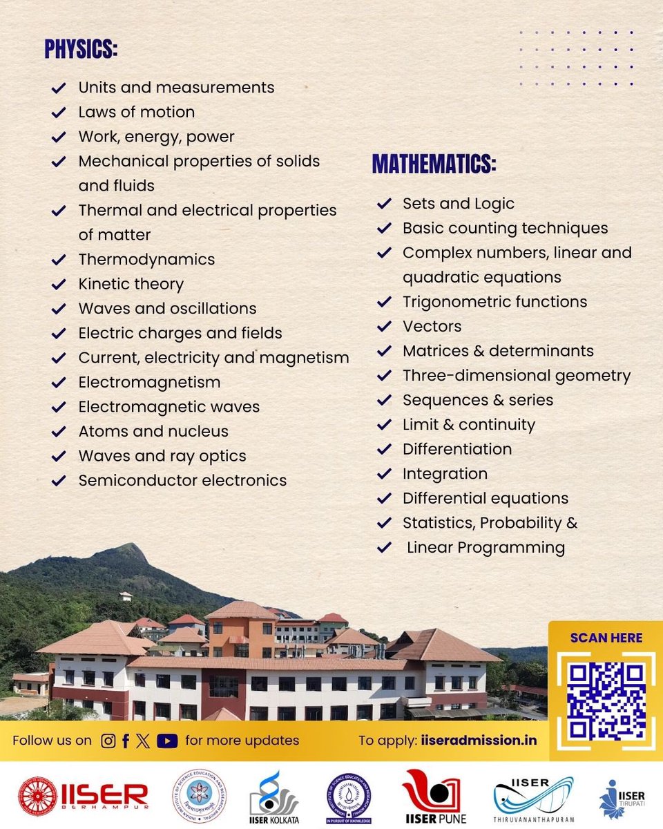 IISER Admissions tweet media