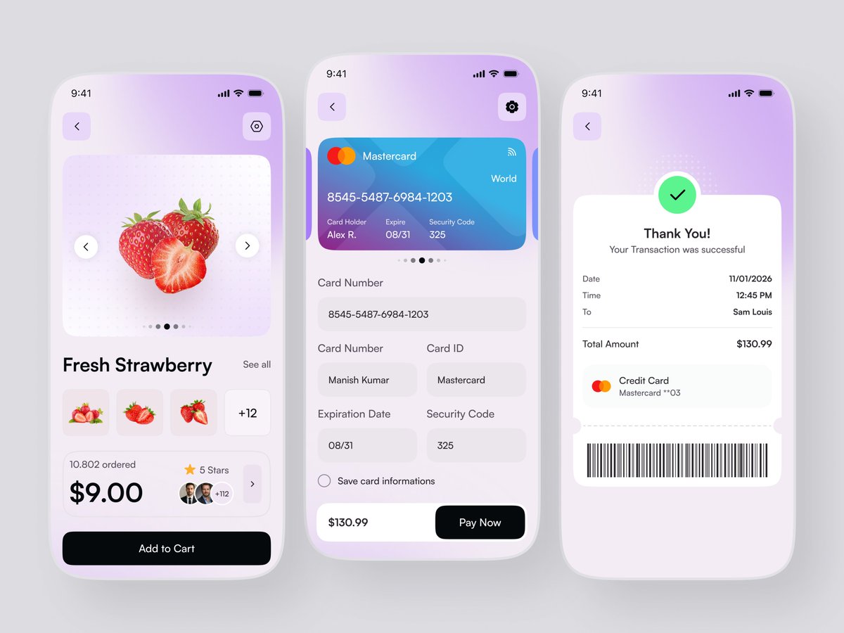 Express Checkout Ui E-Commerce Checkout UI — Smooth & Secure Experience 📷📷 A clean and ...