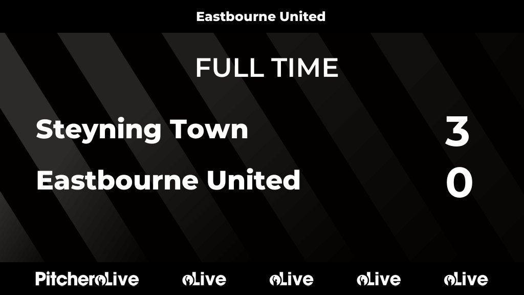 FULL TIME: Steyning Town 3 - 0 Eastbourne United
#STEEAS #Pitchero
eastbourneunitedafc.com/teams/32844/ma…