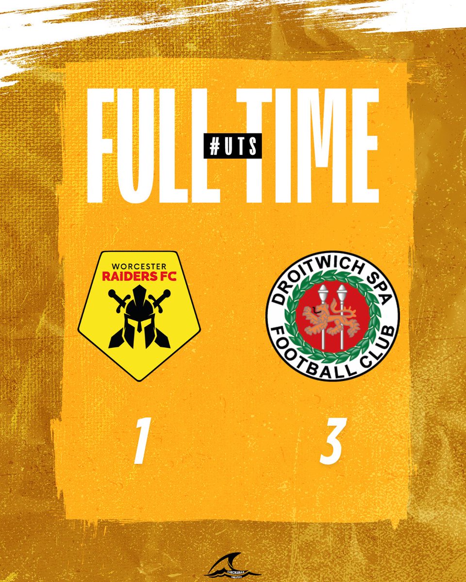 DroitSpaFC's tweet image. RESULT! 🔴⚫⚽

Worcester Raiders 1-3 Droitwich Spa 
Scorers: Hurdman, Dugmore, Tilbury 

A BIG win that guarantees a Play-off place due to results elsewhere.

Spa the better side, helped by Murphy's sending off midway through the half.

Thank you all for your support!

#UTS