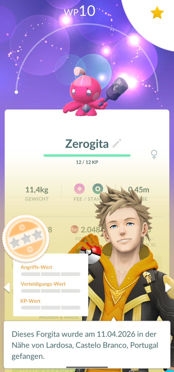 AlfredFimm's tweet image. Trotz reichlich Shinies, ist Zerogita mein Star des Tages. ❤️😍😊

#PokemonGO #Nundo