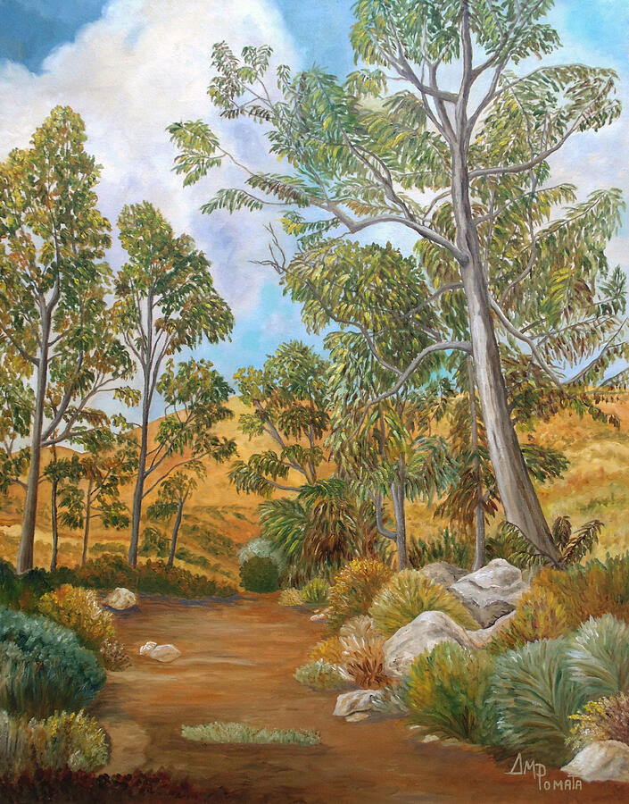 ampomata's tweet photo. This is my new painting, "At The End Of The Promenade". https://t.co/jwqdsnXRO1