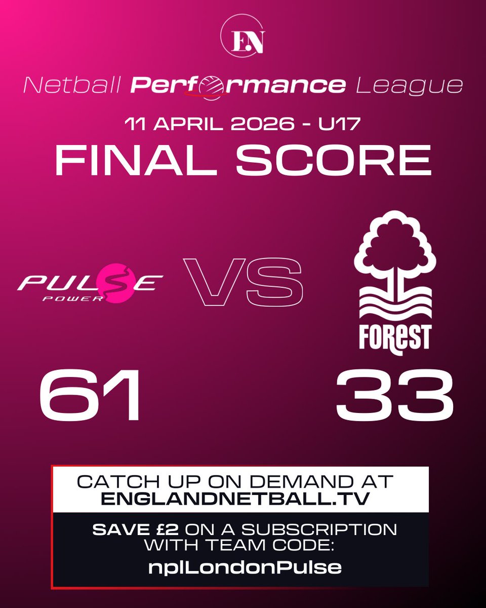 London Pulse Netball Pathway tweet media