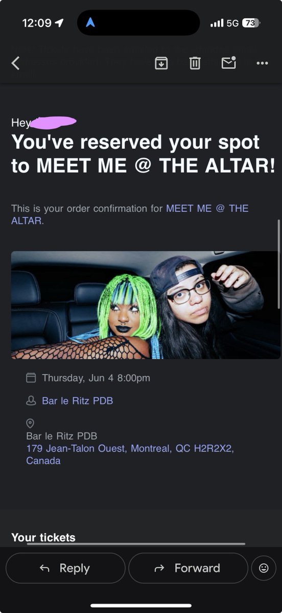 RiaOSNotFound's tweet photo. I'm a day late but @_edithvictoria_ @ahduhj / @MMATAband I'll see you both in June!! https://t.co/NbUzM9RcN8