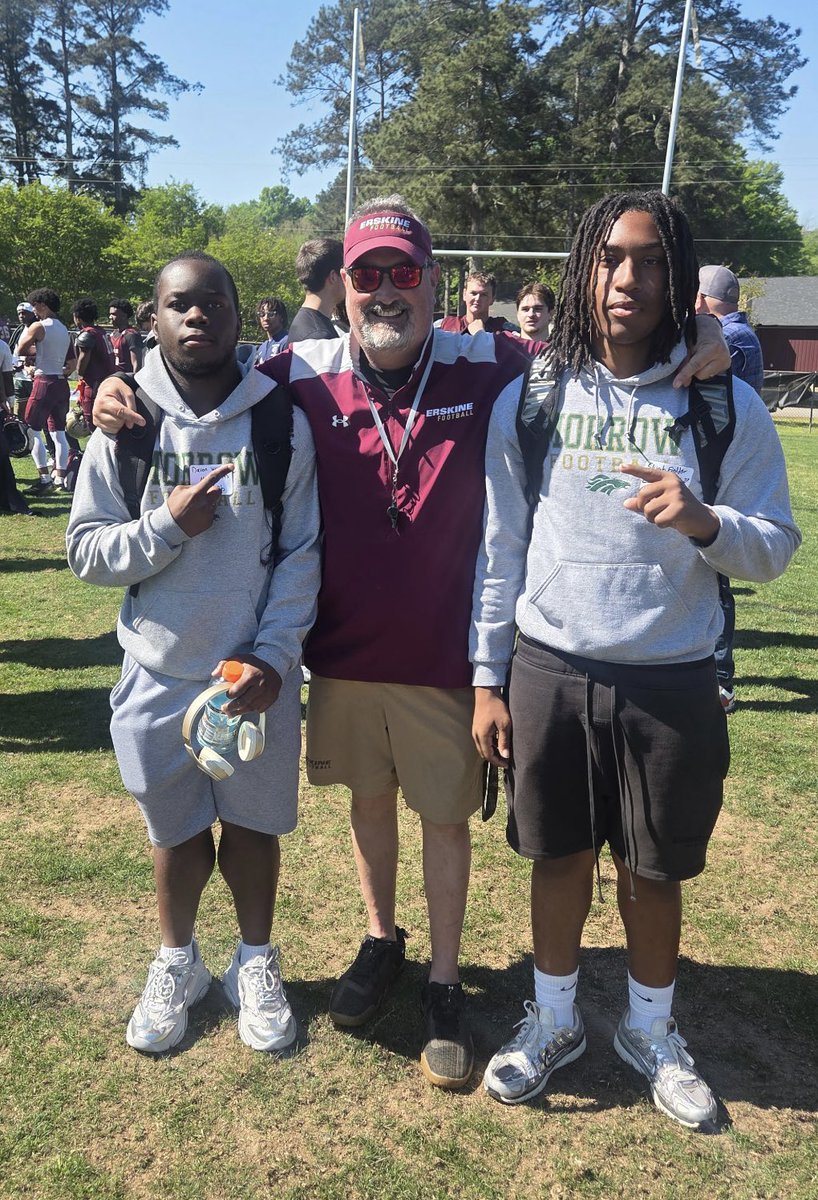 Davon__Wright's tweet photo. Thank you for the junior day invite at Erskine  college @icoachfb  Had a great day Agtg🙏🏾 https://t.co/FPZ8UdfymG