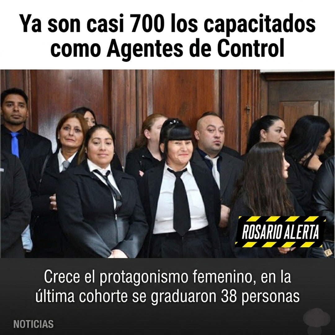 RosarioAlerta's tweet image. 🎓 #Rosario suma nuevos agentes de control: ya son casi 700 los capacitados. En la última cohorte, las mujeres volvieron a ser mayoría 💪 Una tendencia que crece en un rubro clave para la seguridad #Capacitación #Seguridad rosarioalerta.com.ar/site/?p=32098 a través de @RosarioAlerta