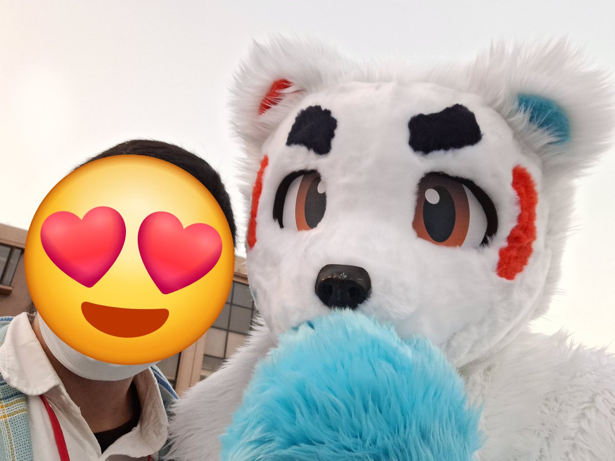 #はつじゅー会16 
こはるさんとしろくぬくん！