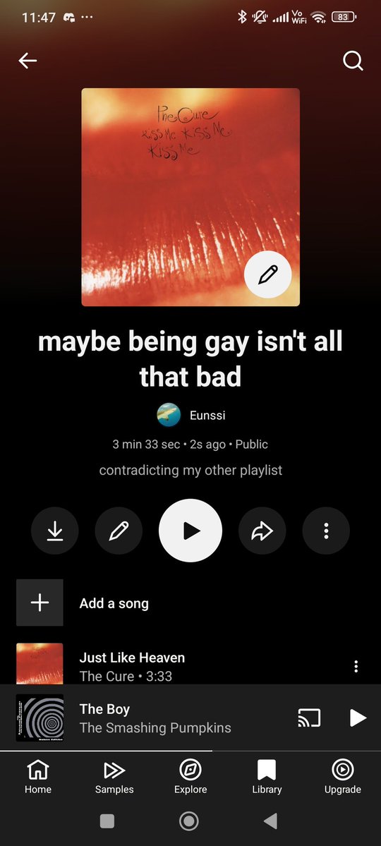 Jian_Hue's tweet image. I made two playlists today