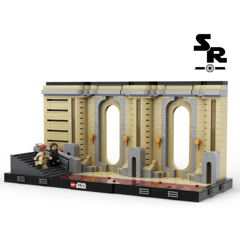 Rebrickable's tweet image. Coruscant Temple Diorama by Stud Republic reb.li/m/258336?spot=… #lego #rebrickable #legomoc
