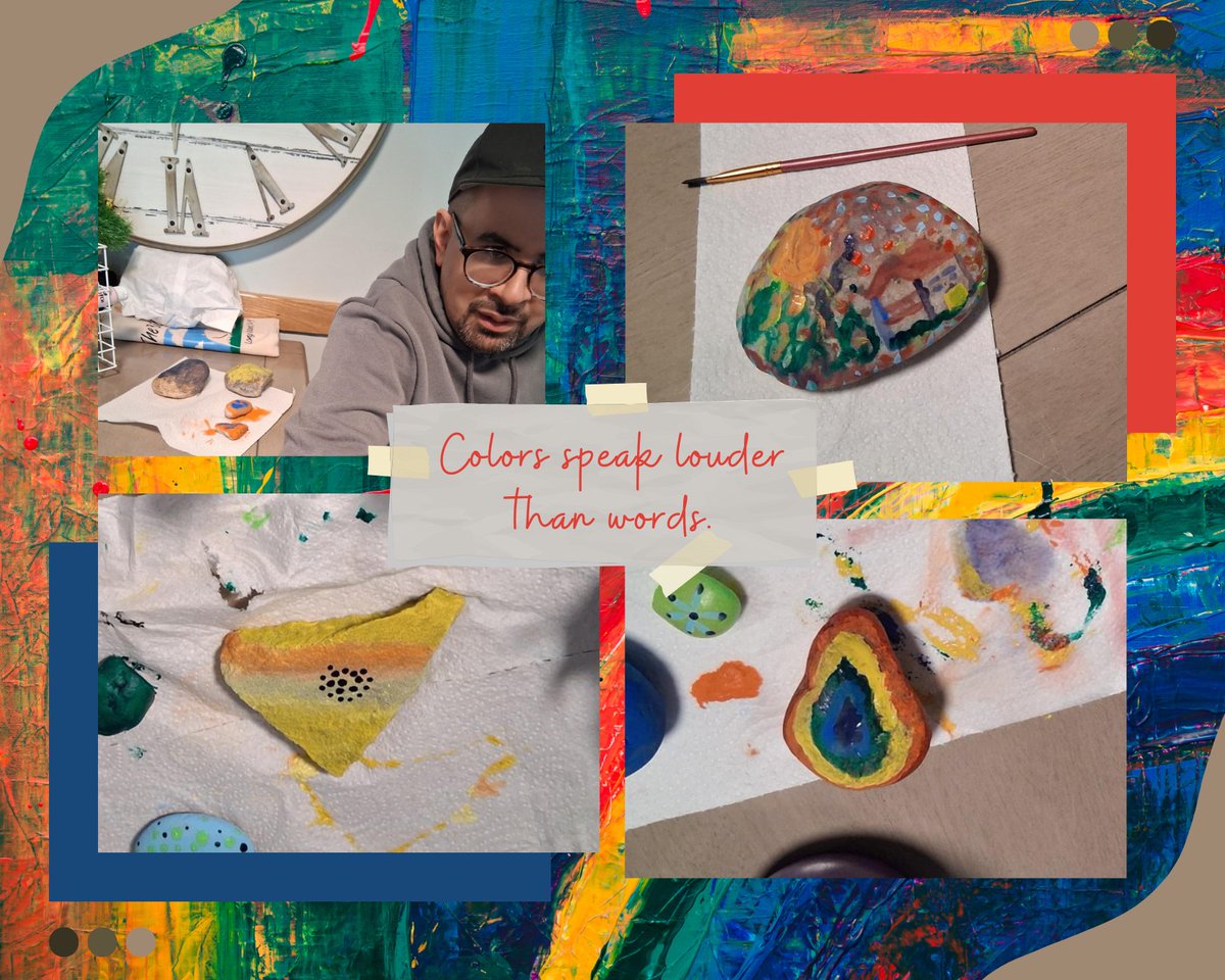 DDIFamily's tweet image. Participants in the Without Walls program are helping beautify the new "Take a Book, Leave a Book" library at our Smithtown location. They cleaned rocks and painted them creatively, adding their personal designs to bring color to the library station. #AutismAcceptance #DDI