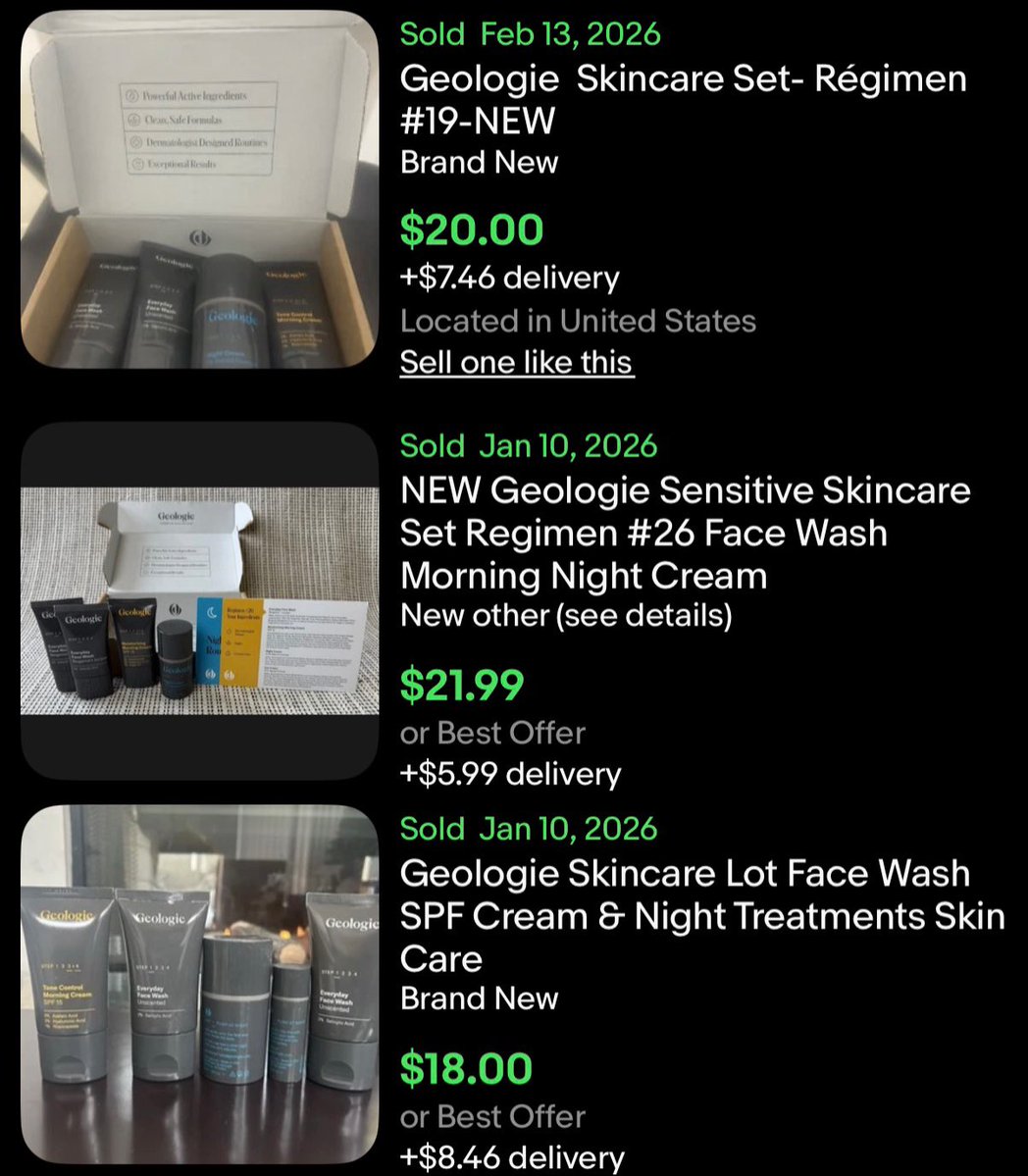 Pricerrors's tweet image. PAY $0 FOR $50 WORTH OF SKINCARE

Geologie Welcome Set free with code ‘CACTUS100’

Face wash, morning cream, night cream all included

Cover shipping and sell on eBay for $20+

Cancel subscription whenever

inflcm.com/5Gf/eJbP #ad